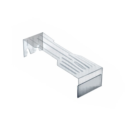 Azar Displays Plastic Overlay for 4" Hook For Paper Labels (Hooks not included), PK50 700894